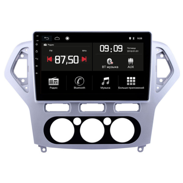 Штатна магнітола Torssen Ford Mondeo 07-11 silver F96128 4G Carplay DSP