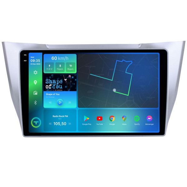Штатна магнітола Torssen 2K Lexus RX 03-09,Toyota Harrier Grey CAN BUS F106128 4G Carplay DSP