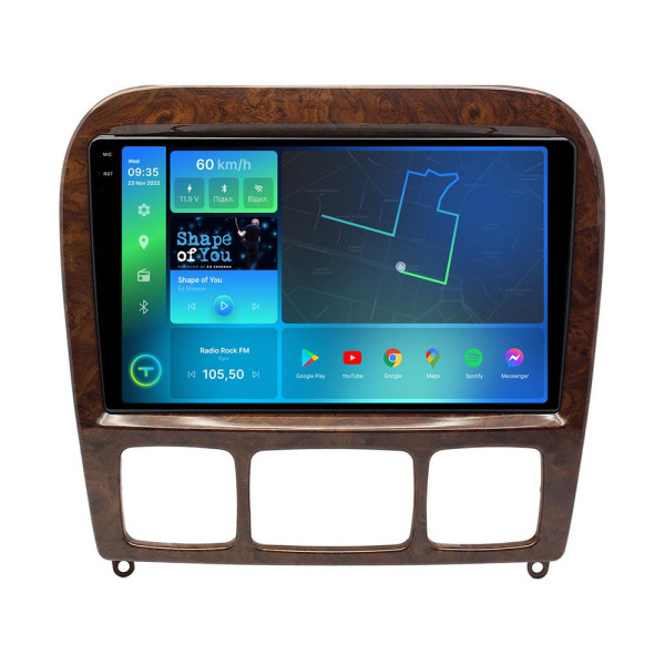 Штатна магнітола Torssen 2K Mercedes W220 02-05 F96128 4G Carplay DSP