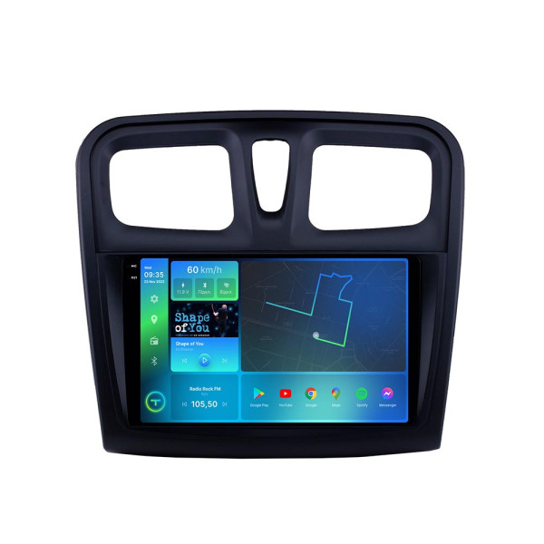 Штатна магнітола Torssen 2K Renault Sandero/Logan 14-19 F96128 4G Carplay DSP