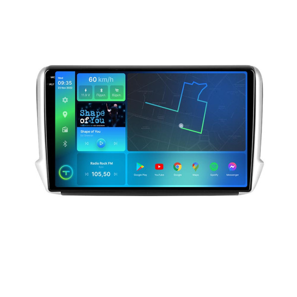 Штатна магнітола Torssen 2K Peugeot 2008 F106128 4G Carplay DSP