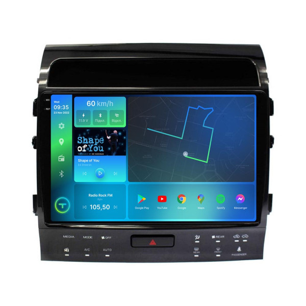 Штатна магнітола Torssen 2K Toyota LC200 2007-2015 climate F10332 4G Carplay DSP