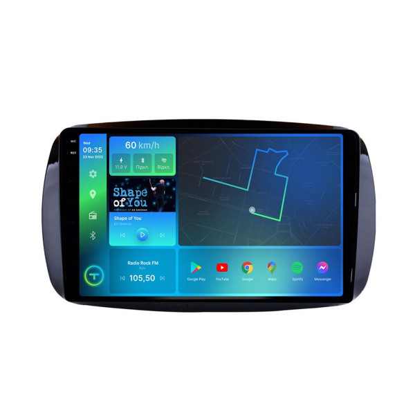Штатна магнітола Torssen 2K Smart ForTwo 3 18+ F9464 4G Carplay DSP Штатна магнітола Torssen 2K Smart ForTwo 3 18+ F9464 4G Carplay DSP