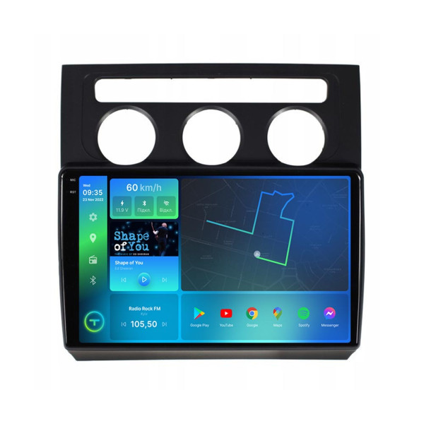 Штатна магнітола Torssen 2K VW Touran 1 (2003-2010) F9332 4G Carplay DSP