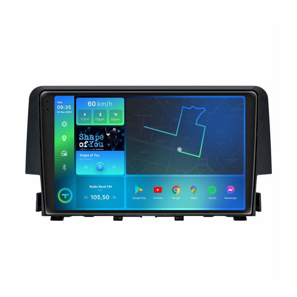 Штатна магнітола Torssen 2K Honda Civic 16-18 F9232 4G Carplay DSP