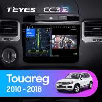Teyes CC3 2K Volkswagen Touareg FL NF 2010-2018 9" Штатная магнитола