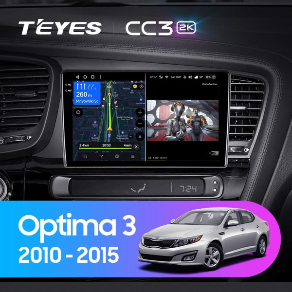 Teyes CC3 2K Kia Optima 3 K5 TF 2010-2015 9" Штатная магнитола