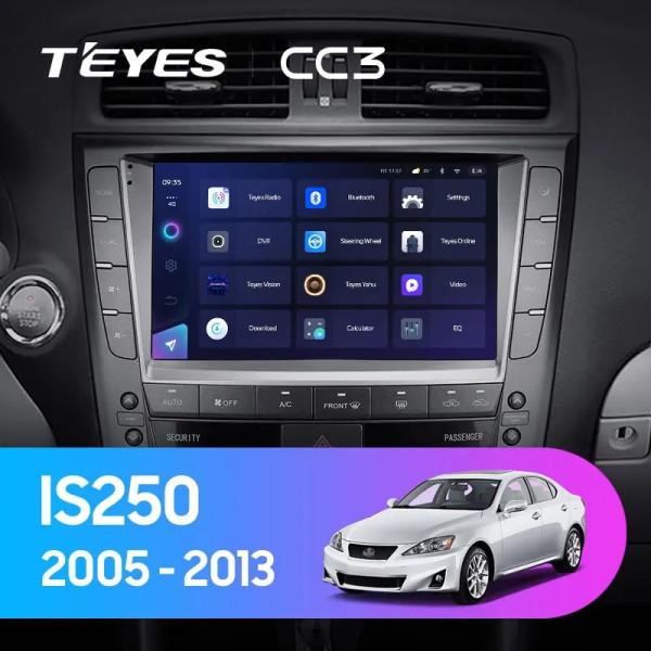 Teyes CC3 2K Lexus IS250 XE20 2005-2013 10" Штатная магнитола