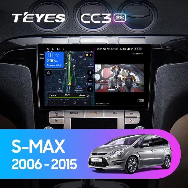 Teyes CC3 2K Ford S-MAX 1 2006-2015 9" Штатная магнитола