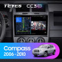 Teyes CC3 2K Jeep Compass 1 MK 2006-2010 10" Штатная магнитола