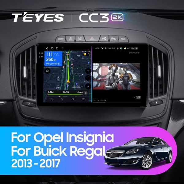 Teyes CC3 2K Opel Insignia 1 Buick Regal 2013-2017 9" Штатна магнітола