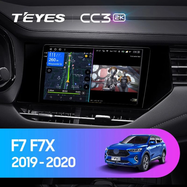 Teyes CC3 2K GREAT WALL Hover Haval F7 F7X 2019-2020 9" Штатна магнітола