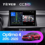 Teyes CC3 2K Kia Optima 4 JF (1 Din) 2015-2020 10" Штатная магнитола