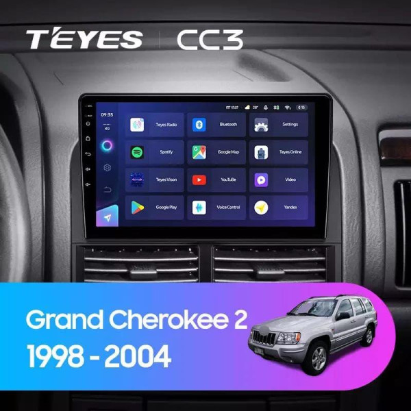 Teyes CC3 Jeep Grand Cherokee II WJ 1998-2004 9" Штатна магнітола