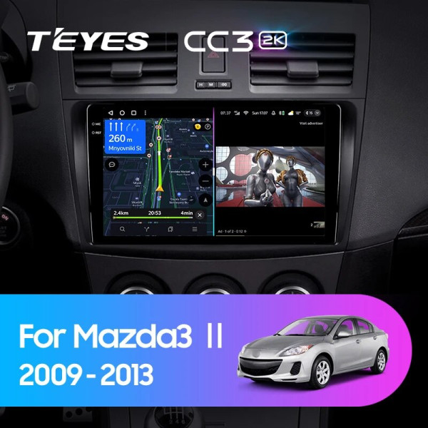 Teyes CC3 2K Mazda 3 2 2009-2013 9" Штатная магнитола