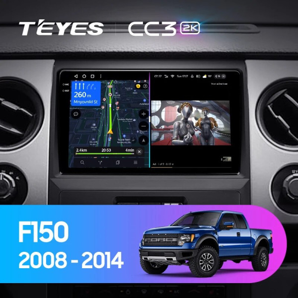 Teyes CC3 2K Ford F150 P415 Raptor 2008-2014 9" Штатная магнитола