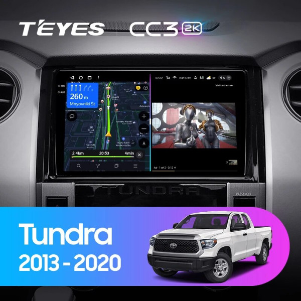 Teyes CC3 2K Toyota Tundra XK50 2013-2020 9" Штатна магнітола Teyes CC3 2K Toyota Tundra XK50 2013-2020 9" Штатна магнітола