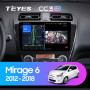 Teyes CC3 2K Mitsubishi Mirage 6 2012-2018 9" Штатная магнитола