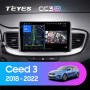Teyes CC3 2K Kia Ceed 3 CD (1 Din) 2018-2022 10" Штатная магнитола