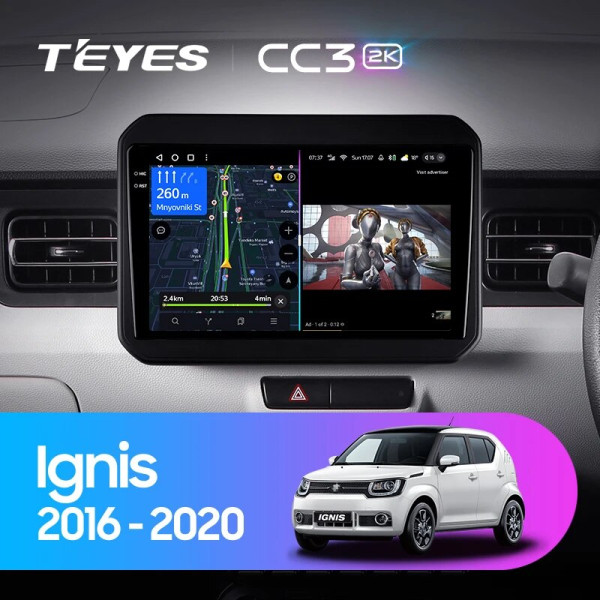 Teyes CC3 2K Suzuki Ignis 2016-2020 9" Штатна магнітола