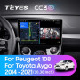 Teyes CC3 2K Peugeot 108/Toyota Aygo B40 2014-2021 Штатная магнитола