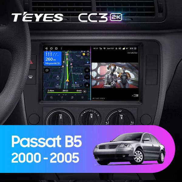 Teyes CC3 2K Volkswagen Passat B5 2000-2005 9" Штатна магнітола