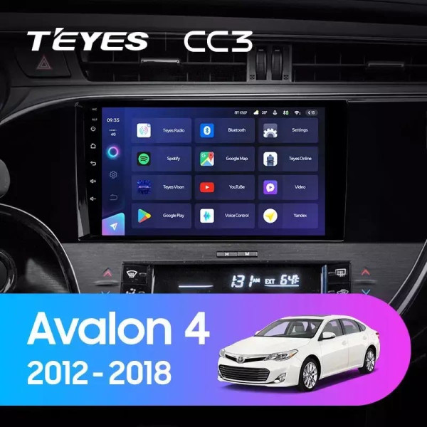 Teyes CC3 Toyota Avalon 4 IV XX40 2012 - 2018 9" Штатна магнітола