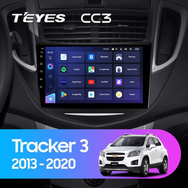 Teyes CC3 Chevrolet Tracker 3 (F2) 2013-2017 9" Штатна магнітола