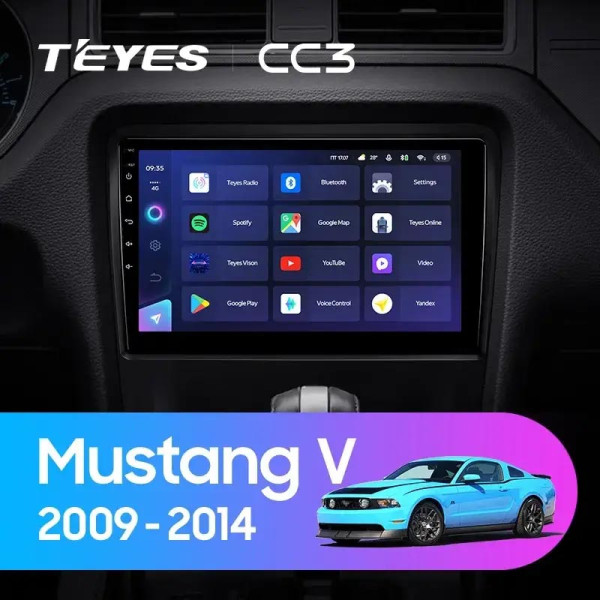 Teyes CC3 Ford Mustang V S-197 2009 - 2014 10" Штатна магнітола