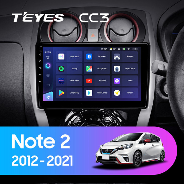 Teyes CC3 Nissan Note 2 E12 2012-2021 10" Штатна магнітола