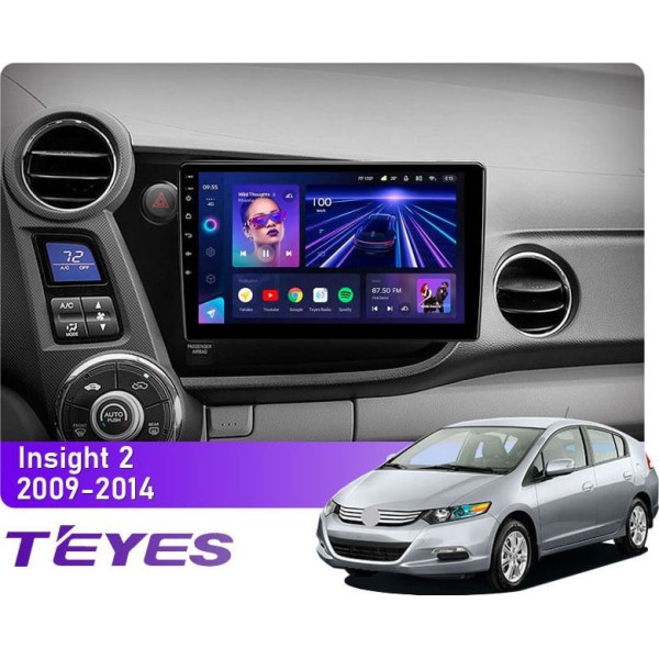 Teyes CC3L Honda Insight 2 LHD 2009-2014 9" Штатна магнітола