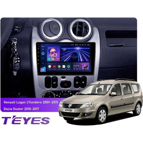 Teyes CC3L 4+32 Gb Renault Logan 1 Sandero Lada Lergus largus Dacia 2010-2015 9" Штатна магнітола