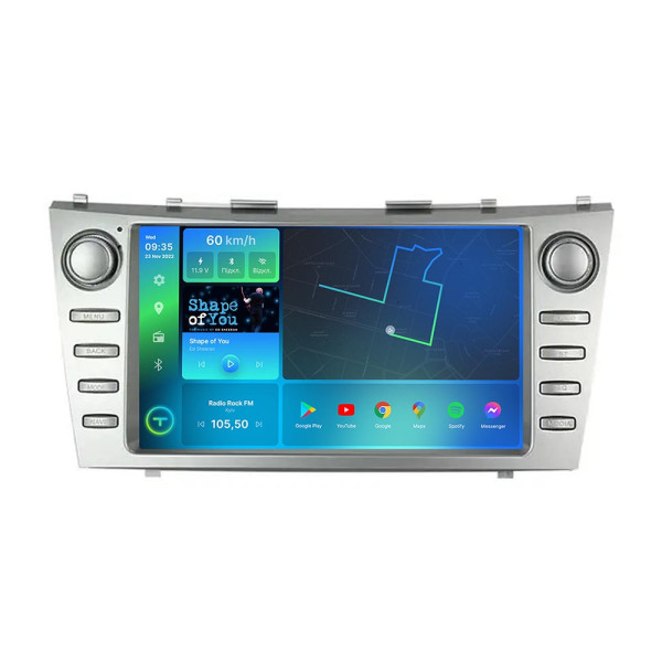 Штатна магнітола 2K Torssen Toyota Camry 40 з кнопками F9232 4G Carplay DSP