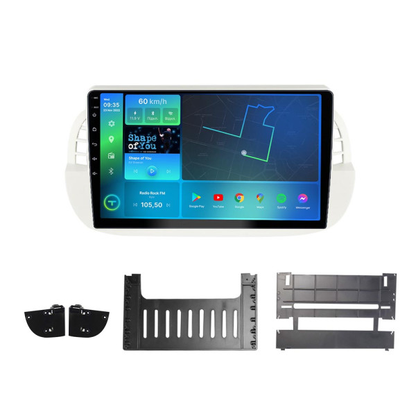 Штатна магнітола Torssen Fiat 500 2007-2015 F9332 4G Carplay DSP