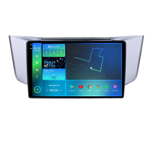 Штатна магнітола Torssen 2K Lexus RX 03-09, Toyota Harrier Silver F9432 4G Carplay DSP