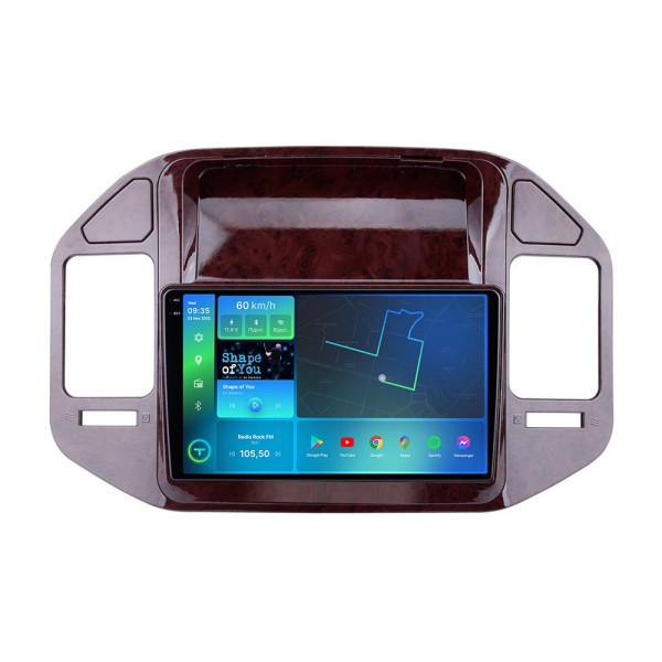 Штатная магнитола Torssen Mitsubishi Pajero Wagon 1999-2005 F96128 4G Carplay DSP дерево