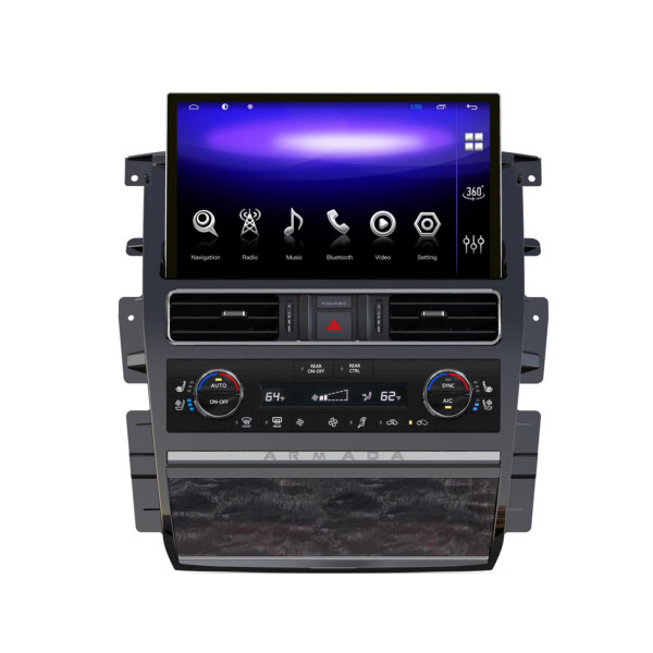 Штатная магнитола Torssen Nissan Patrol/Armada Y62/QX80/QX56 2010-2020 13.3'' 4/64+360SU
