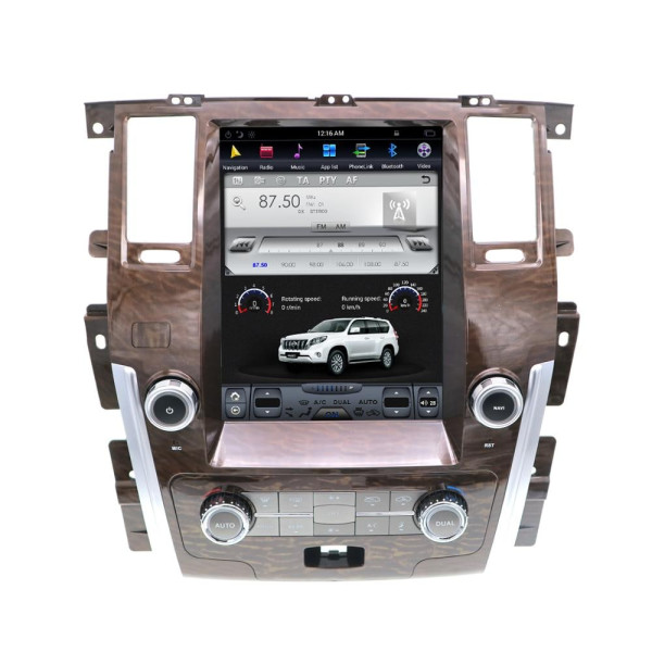 Штатная магнитола TORSSEN Infiniti QX80 /Nissan Armada/Nissan Patrol 2016 Tesla Style