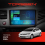 Штатная магнитола Torssen 2K Honda Civic 2012+  FL9 4+64Gb 4G Carplay DSP