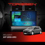 Штатная магнитола Torssen 2K Peugeot 307 02-13 FL9 4+64Gb 4G Carplay DSP