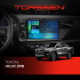 Штатная магнитола Torssen 2K Toyota Hilux 16 FL10 4+64Gb 4G Carplay DSP