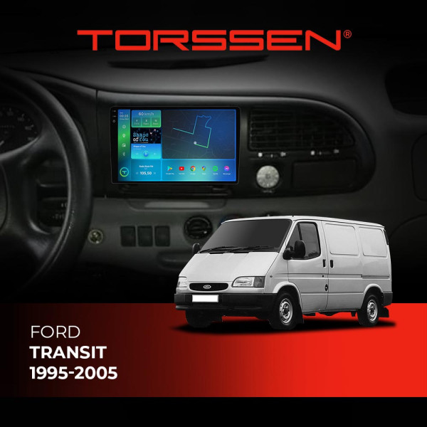 Штатна магнітола Torssen 2K Ford Transit 1995-2005 F98256 4G Carplay DSP