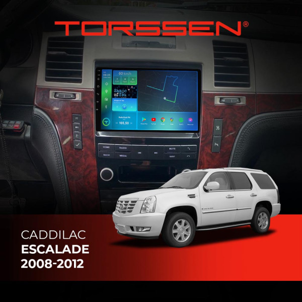 Штатна магнітола Torssen Caddilac Escalade 2008-2012 FL9 4+64Gb 4G Carplay DSP