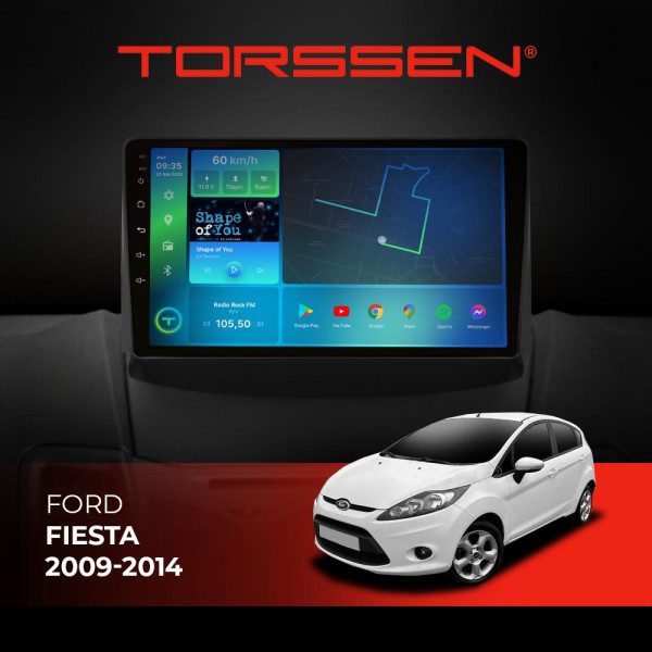 Штатна магнітола Torssen Ford Fiesta 09-14 FL9 4+64Gb 4G Carplay DSP Штатна магнітола Torssen Ford Fiesta 09-14 FL9 4+64Gb 4G Carplay DSP