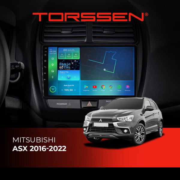 Штатная магнитола Torssen Mitsubishi ASX 2016-2022 FL10 4+64Gb 4G Carplay DSP