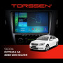 Штатная магнитола Torssen 2K Skoda Octavia A5 08-13 silver F108256 4G Carplay DSP