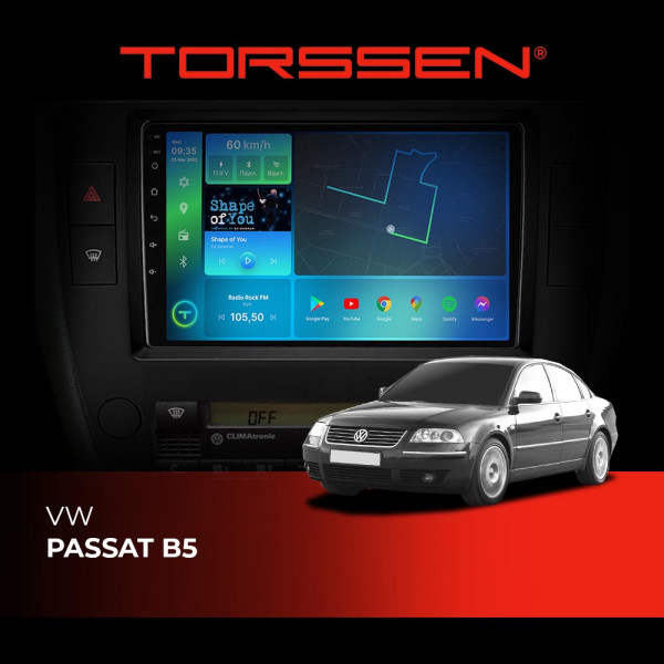 Штатна магнітола Torssen VW Passat B5 F98256 4G Carplay DSP Штатна магнітола Torssen VW Passat B5 F98256 4G Carplay DSP