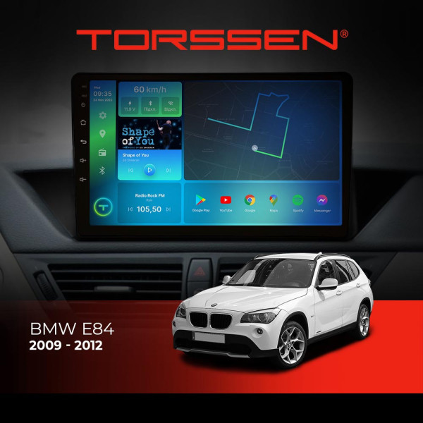 Штатна магнітола Torssen BMW e84 F98256 4G Carplay