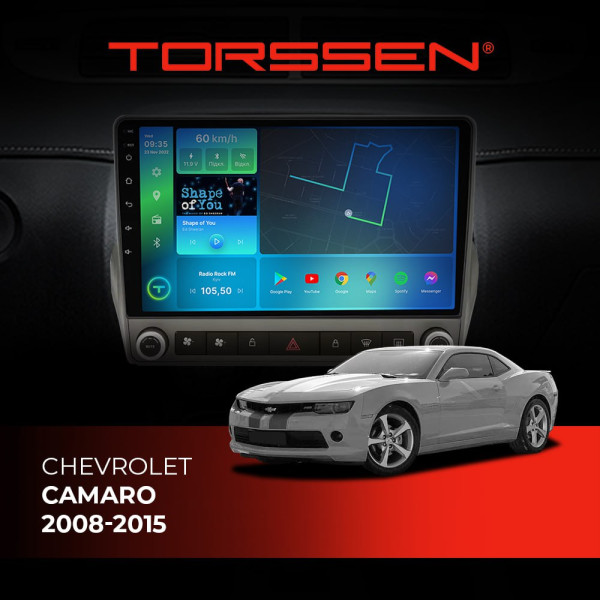 Штатна магнітола Torssen Chevrolet Camaro 2008-2015 F98256 4G Carplay DSP