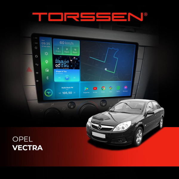 Штатна магнітола Torssen Opel Vectra F98256 4G Carplay DSP Штатна магнітола Torssen Opel Vectra F98256 4G Carplay DSP